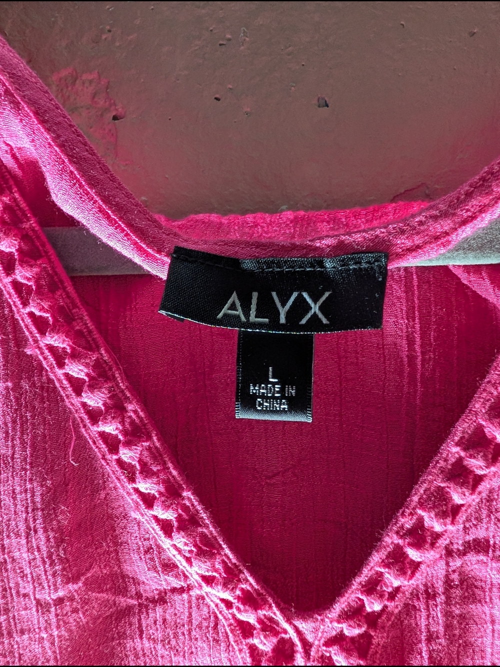 Hot Pink Fringe Tank Festival Boho Top Lightweight Summer - Picture 4 of 6